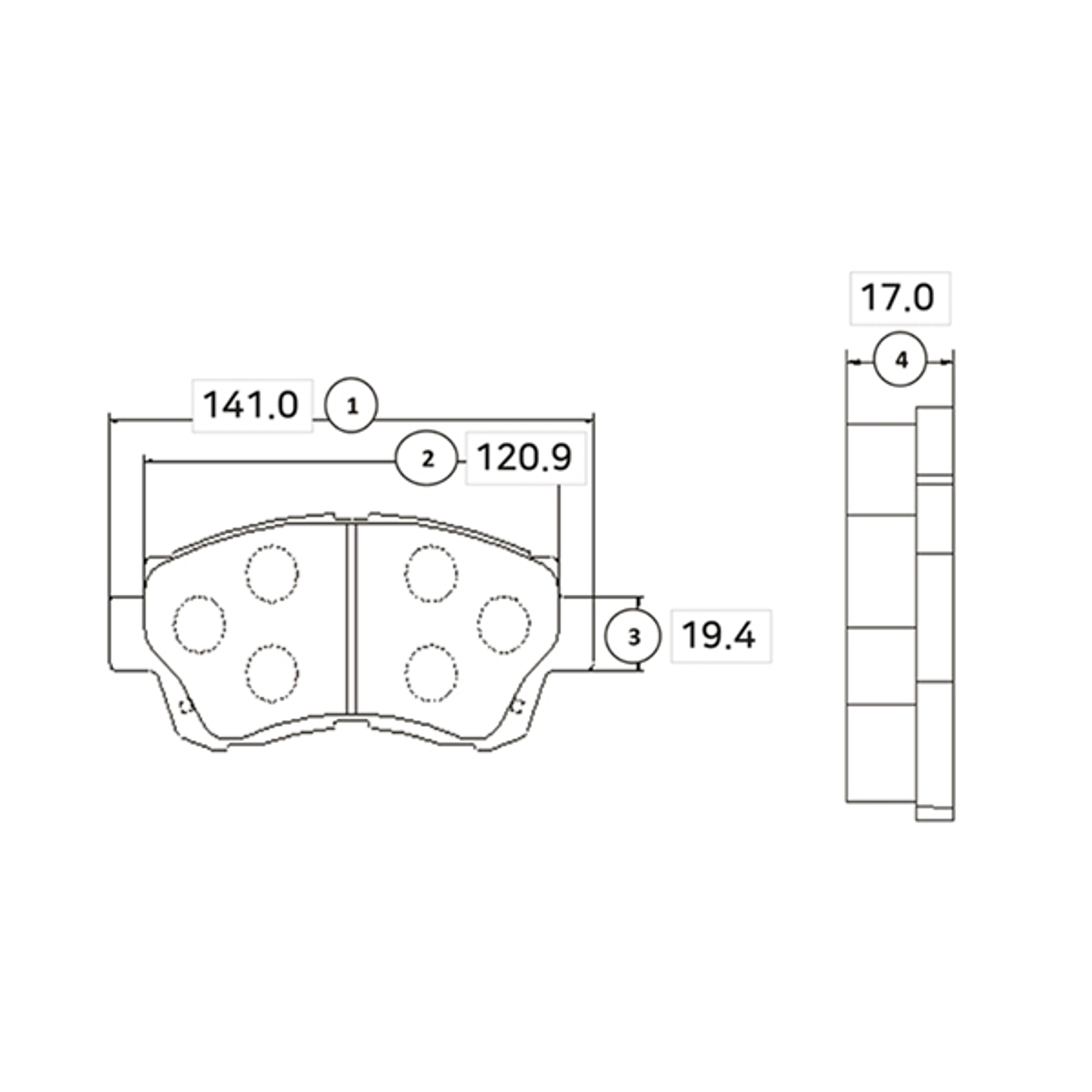CTR gk1025 - колодки дисковые передние