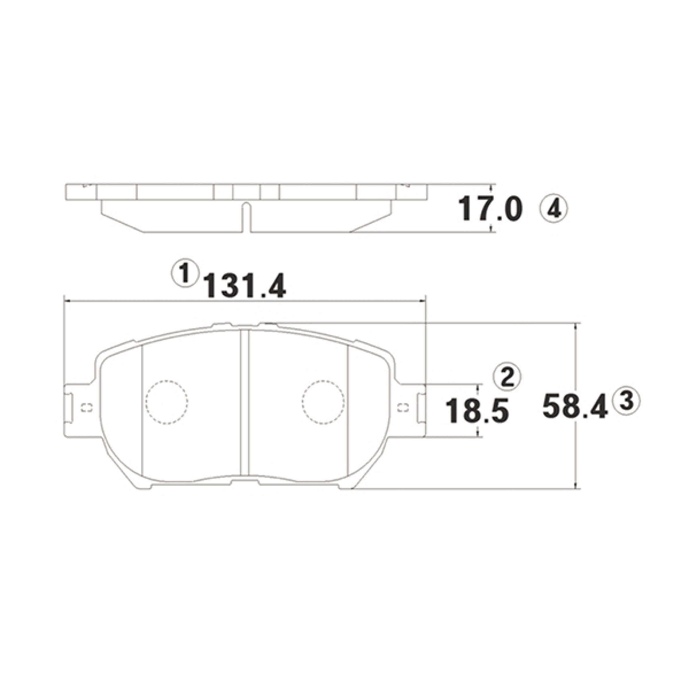 CTR gk1033 - колодки дисковые передние