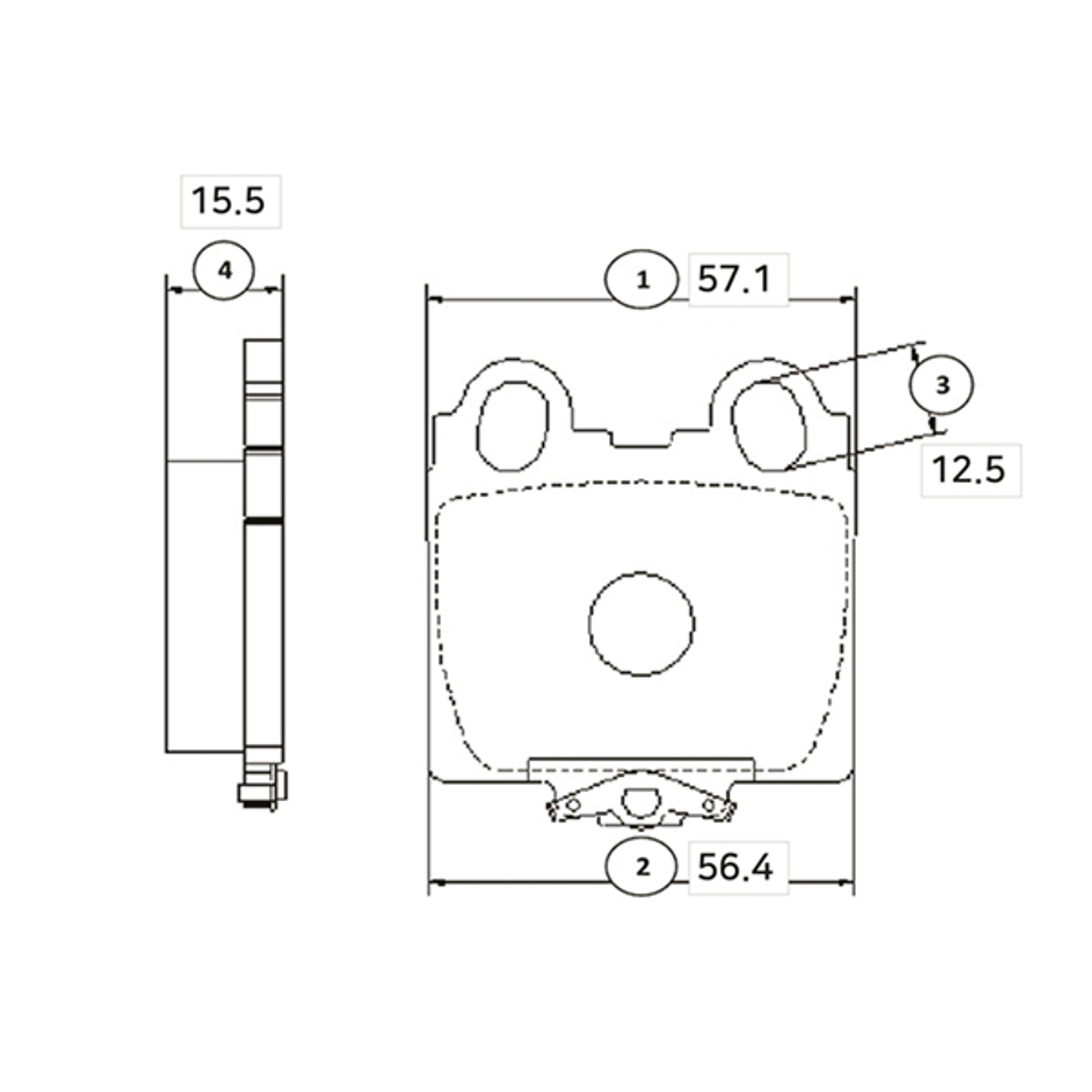 CTR gk1042 - колодки дисковые задние