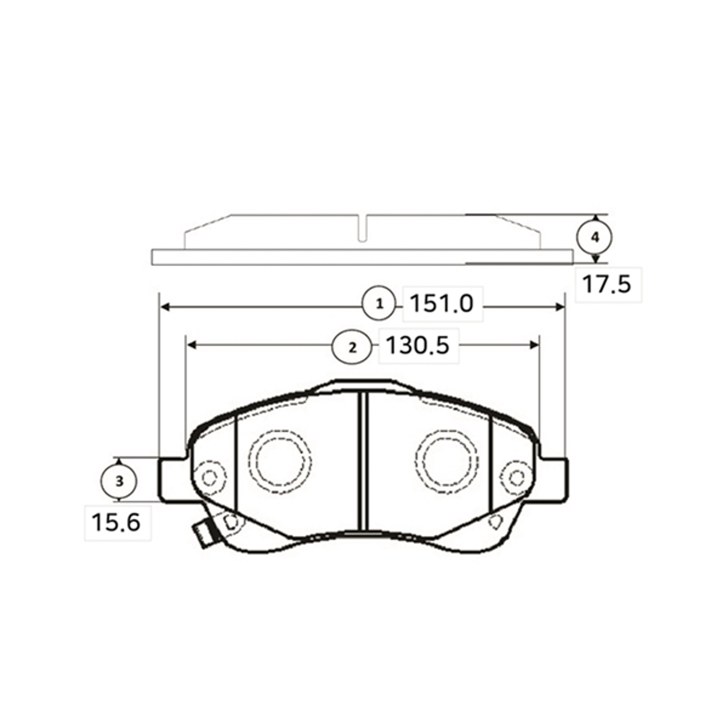 CTR gk1167 - колодки дисковые передние