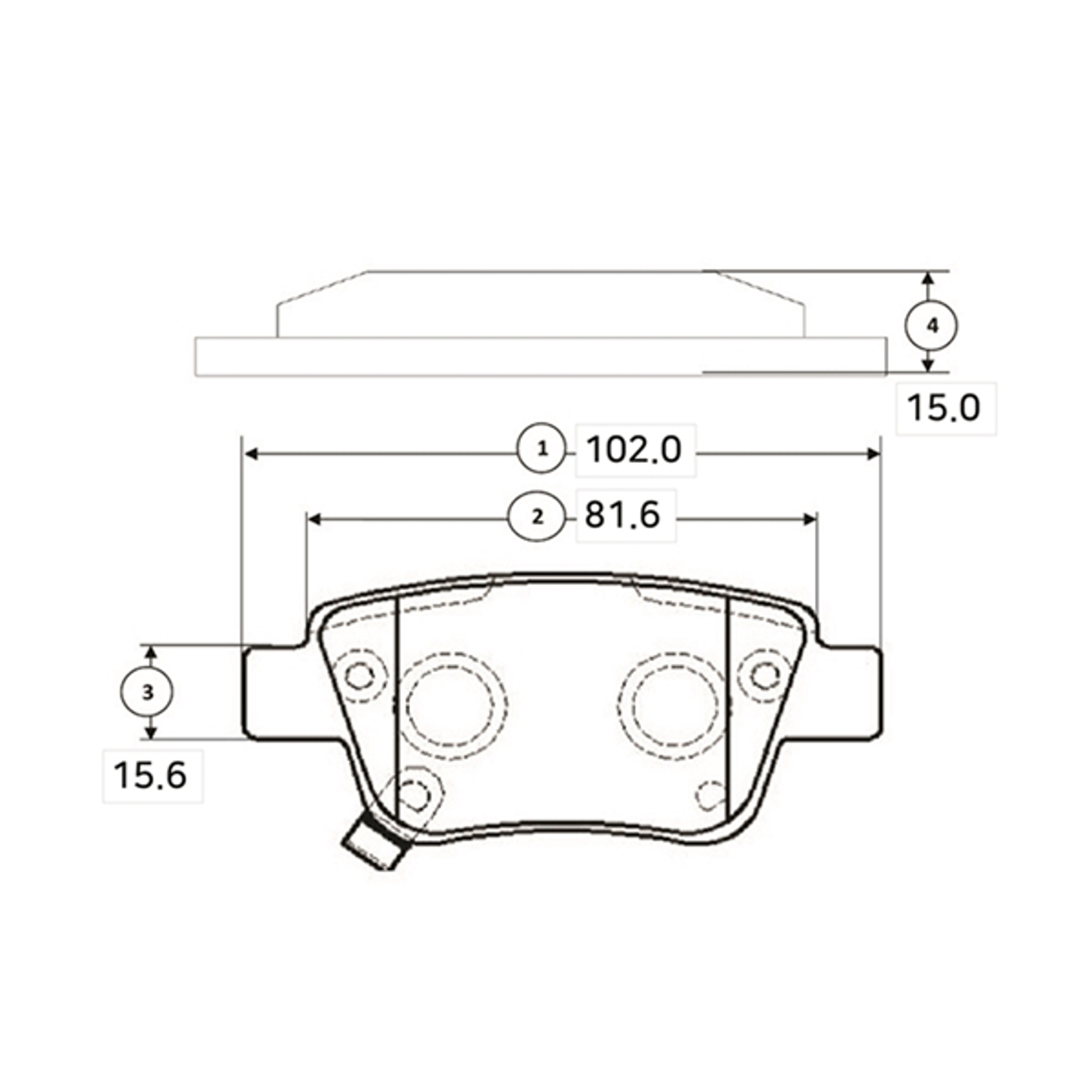 CTR gk1169 - колодки дисковые задние