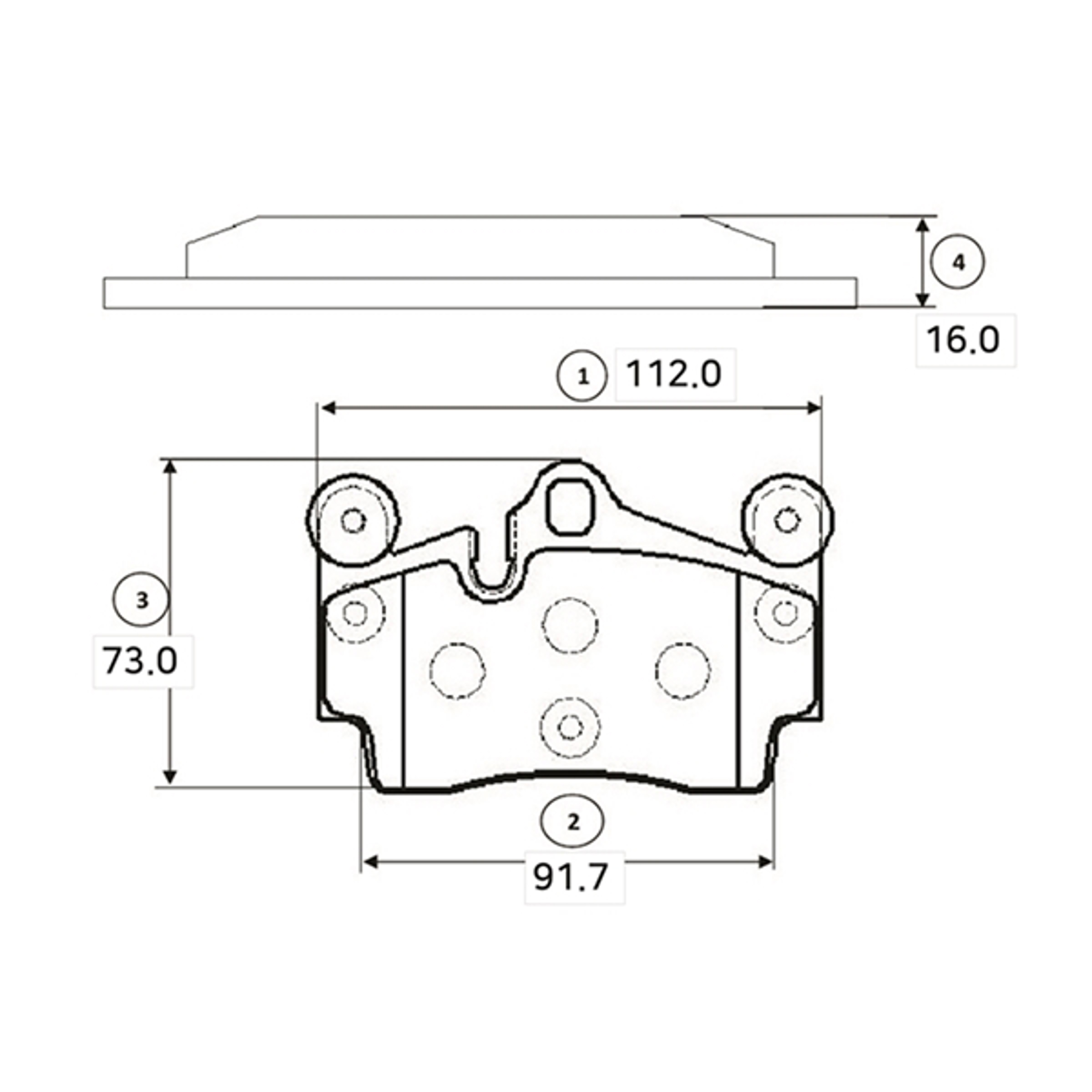 CTR gk1300 - колодки дисковые задние