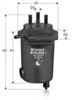 TECNECO gs10398p - Фильтр топливный