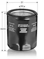 TECNECO gs69 - Фильтр топливный DAEWOO: KORANDO (KJ) 290 99- 290 99-, KORANDO Cabrio (KJ) 290 99- 290 99-, MUSSO (FJ) 290 99-99 290 99- 220 99-, REXTON (GAB) 320 02- 290 02- \ MERC