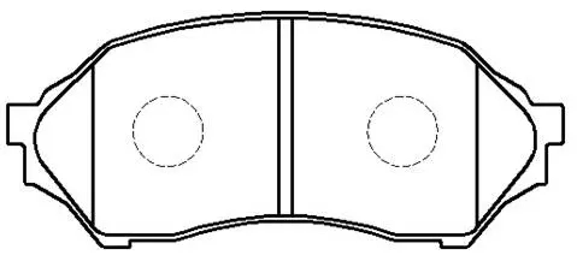 HSB hp5016 - Колодки тормозные дисковые передн MAZDA: 323 F 98-04, PROTEGE 99-03 \ FORD: LAZER 99-01