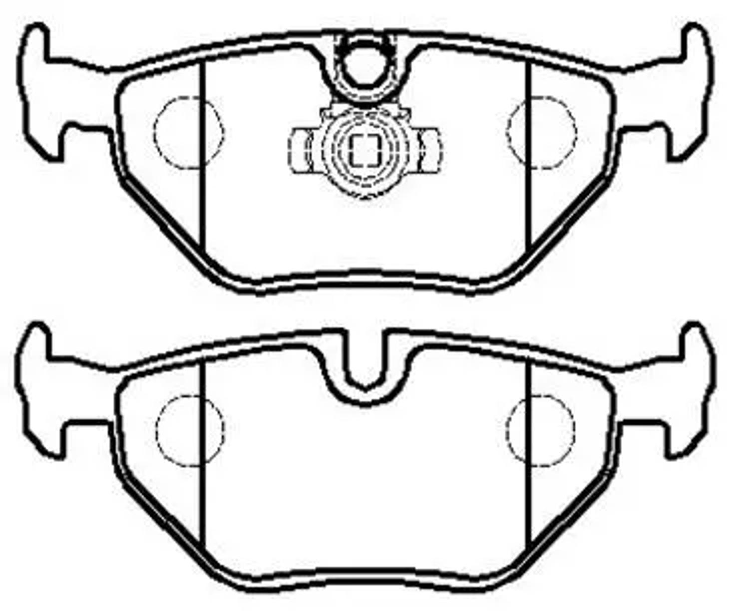 HSB hp5186 - Колодки тормозные дисковые BMW: 318i, Is (E36) 1998-93, 1992-(11, 91), 318Ti (E36)1999-95, 323 (E46) 2000, 323 (E36)2000-98, 325 (E46) 2004-01, 325 (E36) 1997-(5, 91), 328 (E46)