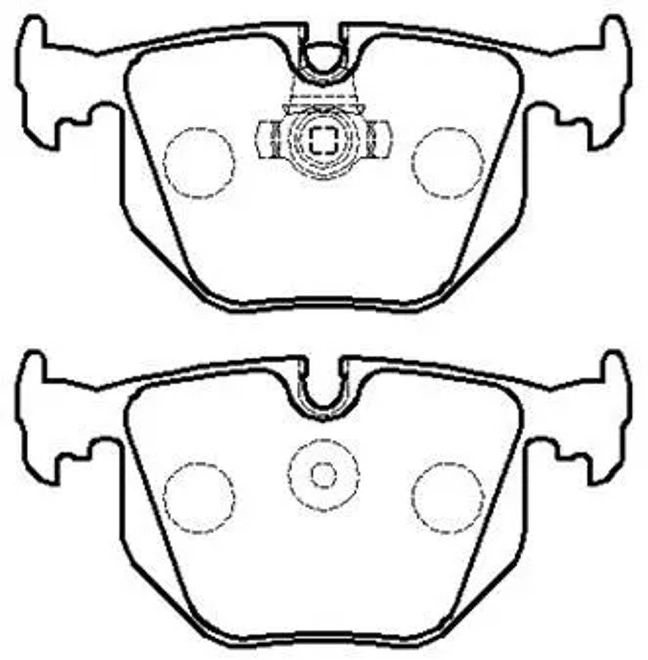 HSB hp5188 - Колодки тормозные дисковые BMW: X-5 (E53)00- \ LAND ROVER: Range Rover ?