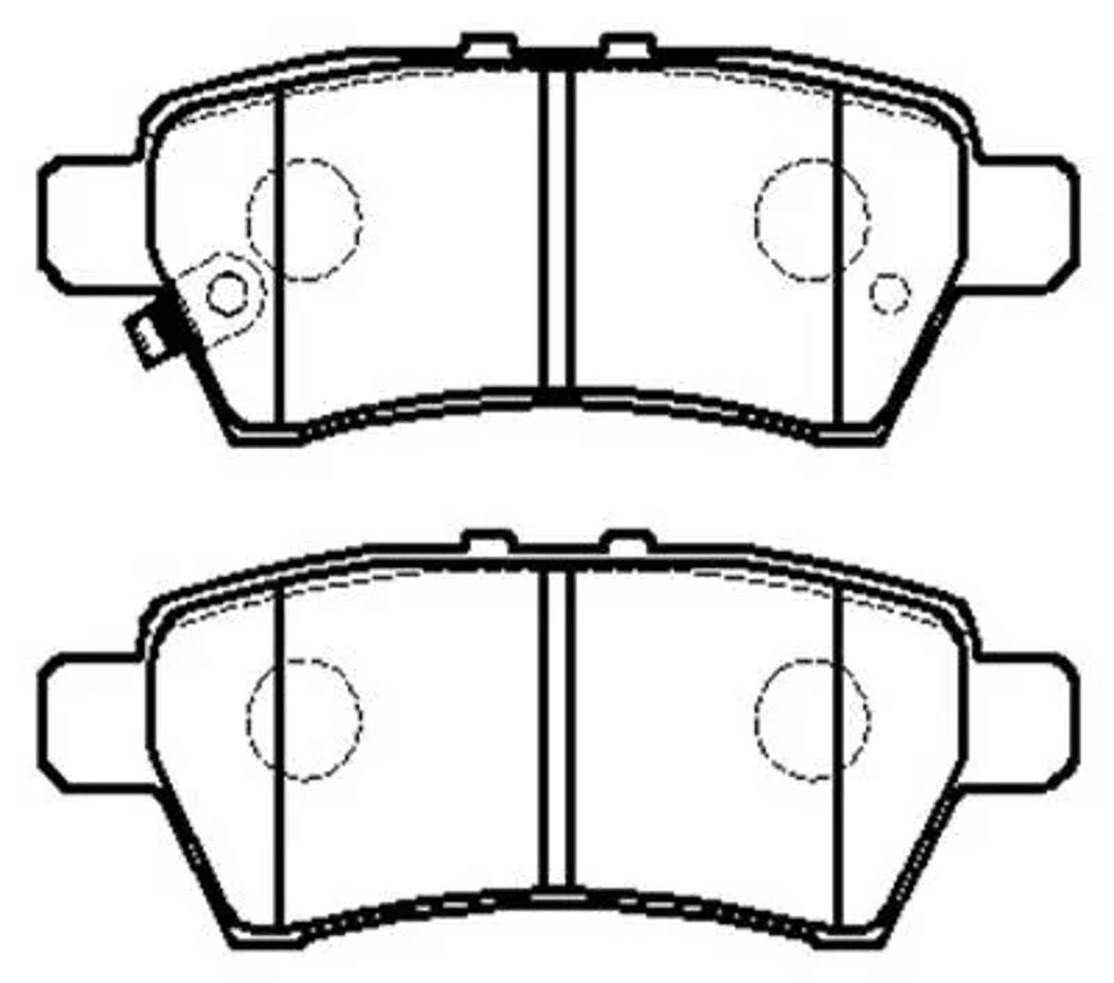 HSB hp5211 - Колодки тормозные дисковые NISSAN: Frontier, Xterra