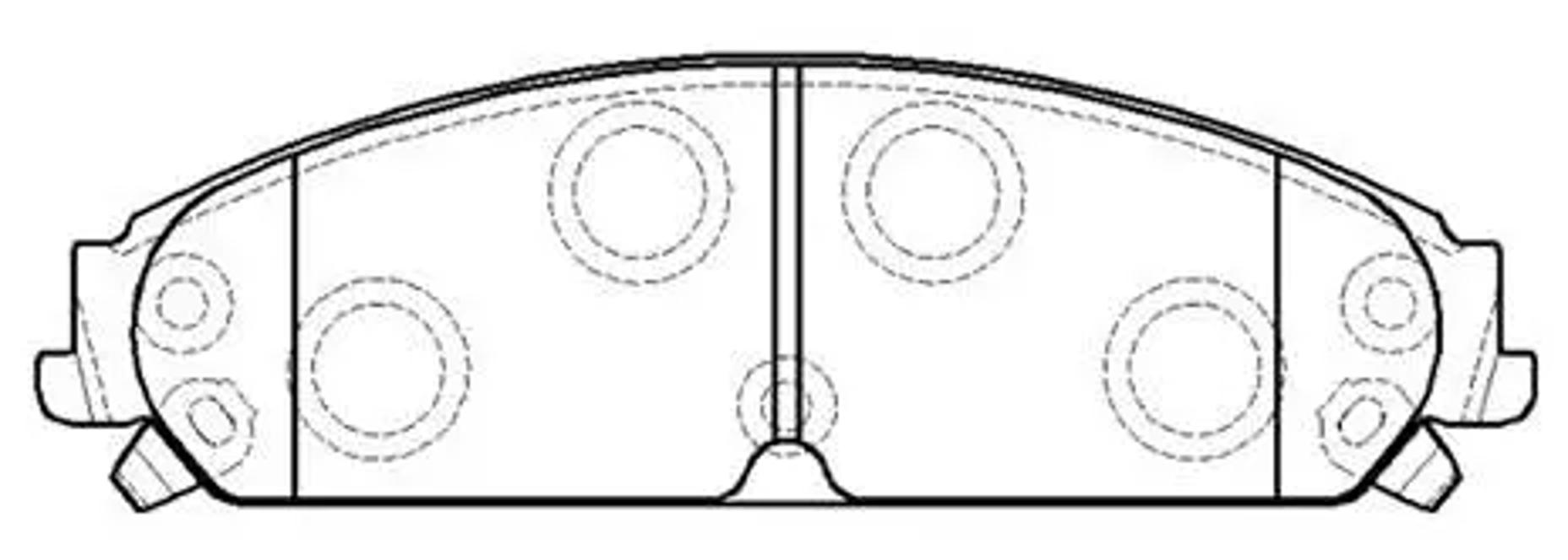 HSB hp5250 - Колодки тормозные дисковые CHRYSLER: 300 \ DODGE: PERFORMANCE