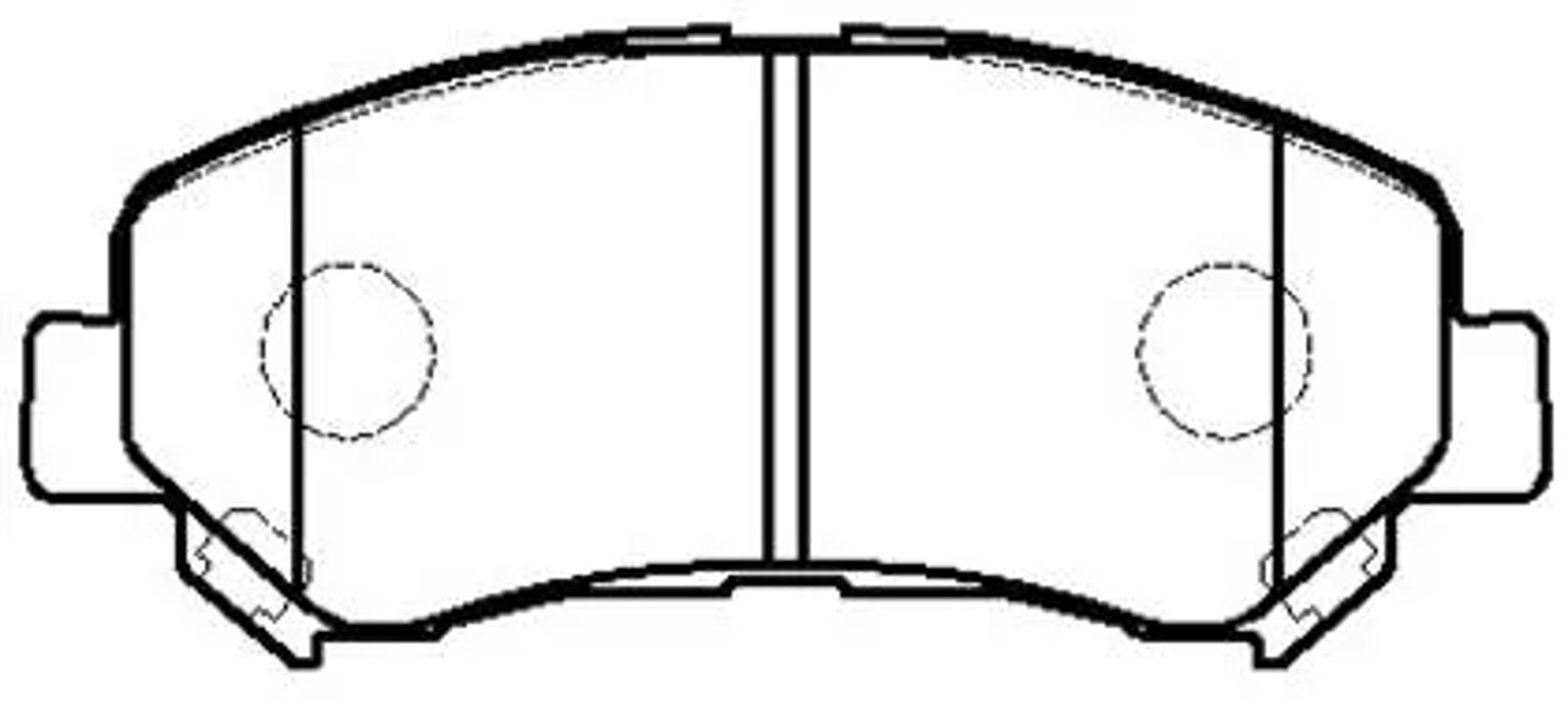 HSB hp5255 - Колодки тормозные дисковые передн NISSAN: QASHQAI 07-