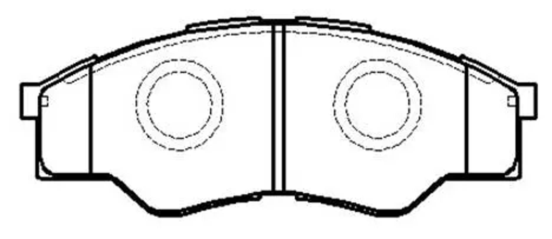 HSB hp5266 - Колодки тормозные дисковые, комплект