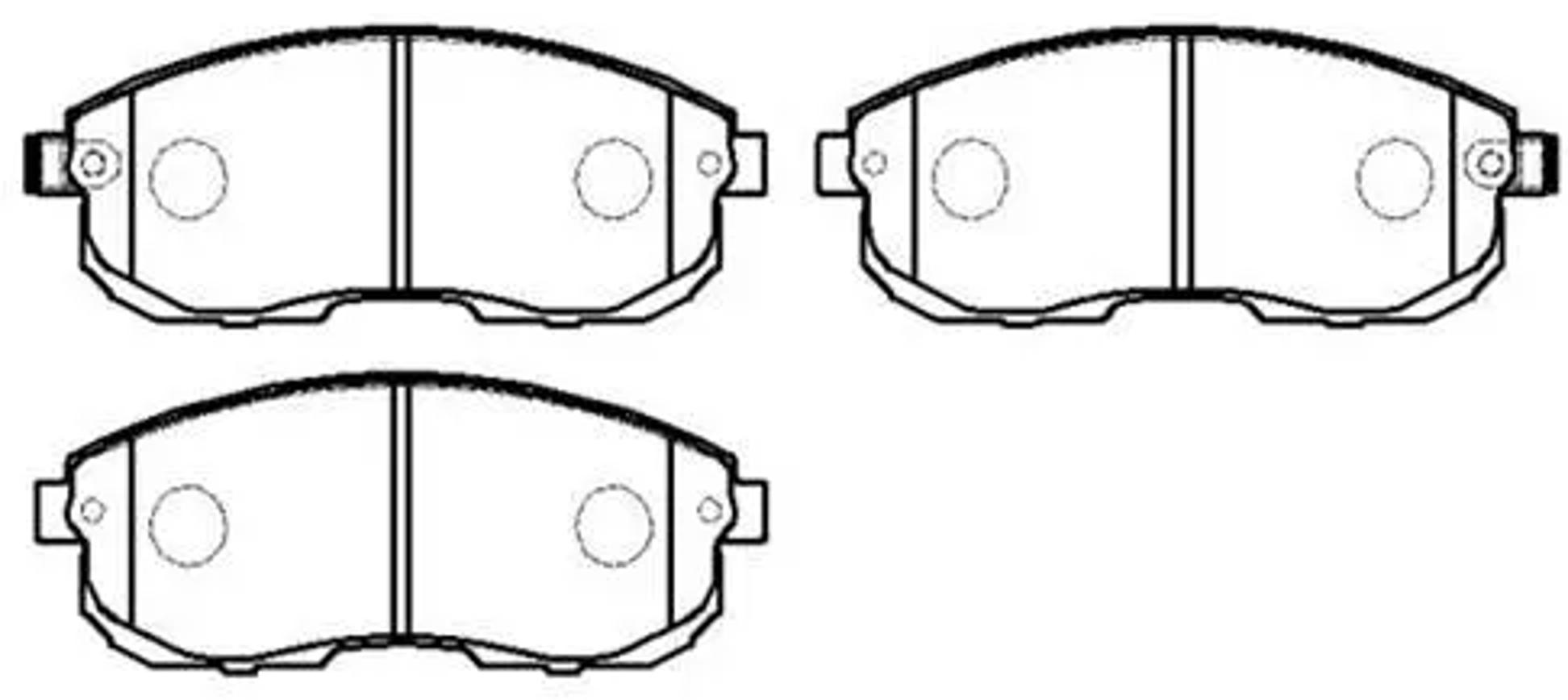 HSB hp8347 - Колодки тормозные дисковые NISSAN: Primera 01.1- \ Skyline (V35) 01.7-02.12