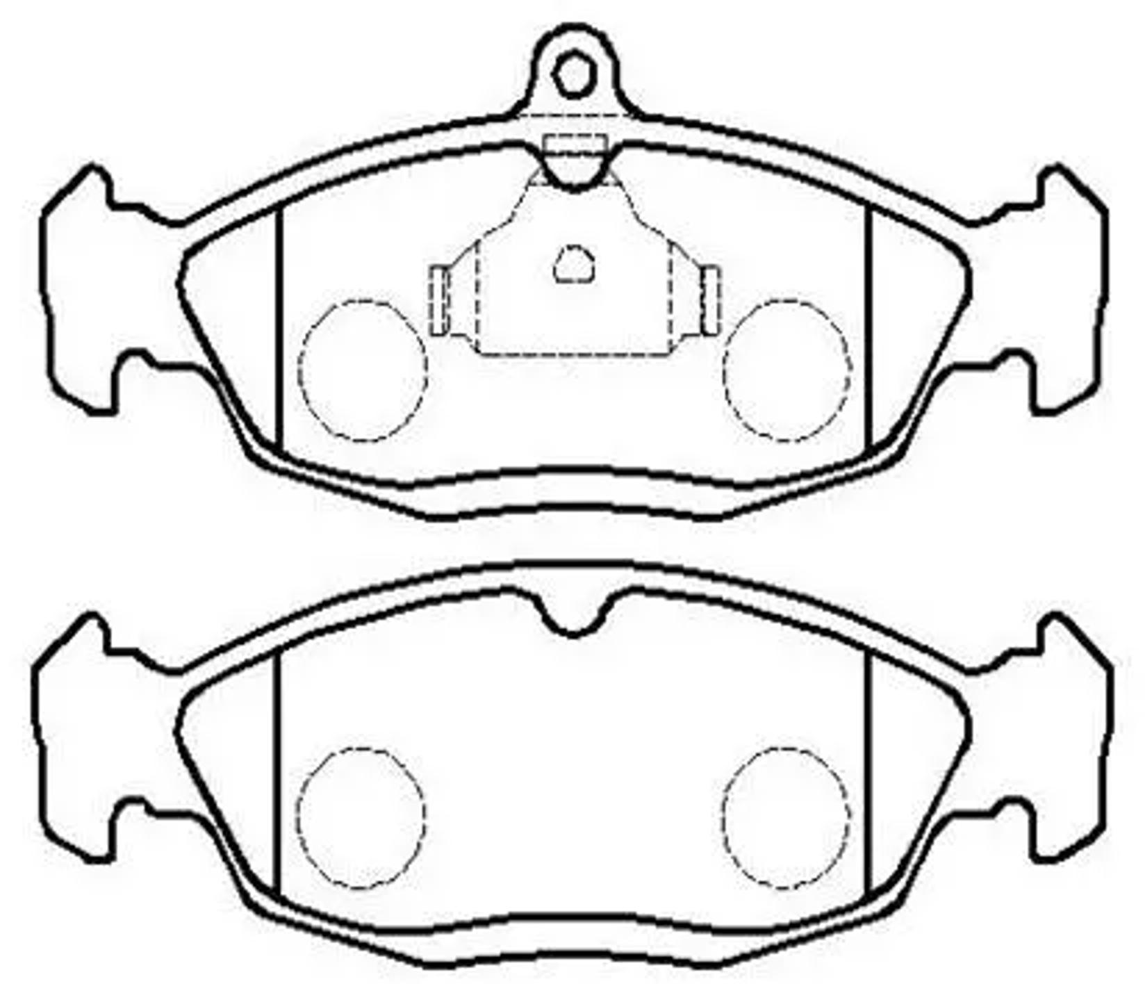 HSB hp8375 - Колодки тормозные дисковые, комплект