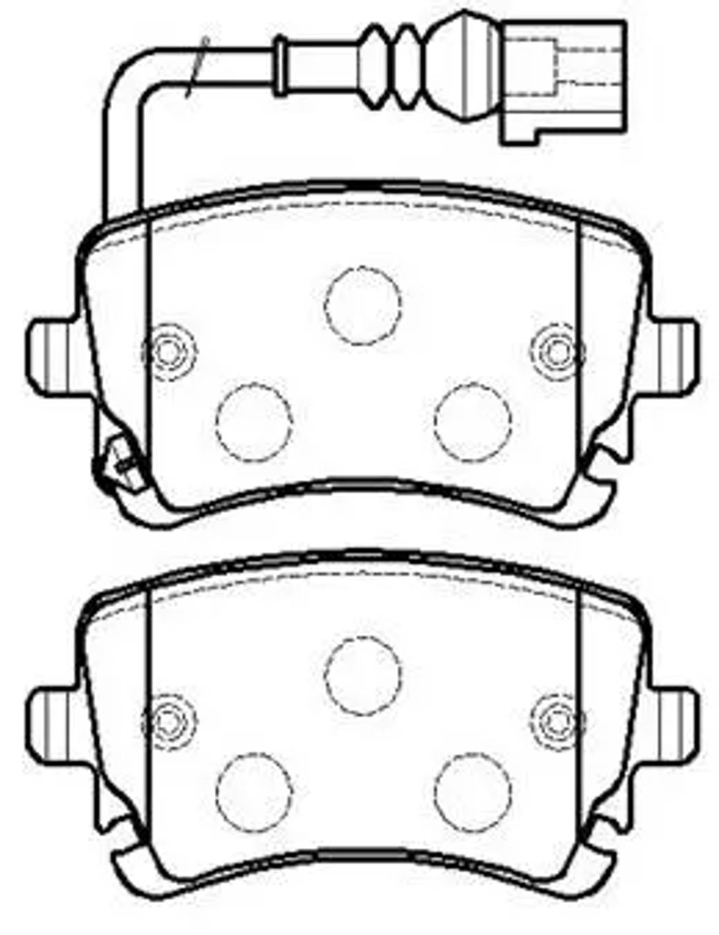 HSB hp8543 - Колодки тормозные дисковые VW: T-5 04- \ AUDI: RS6 03-