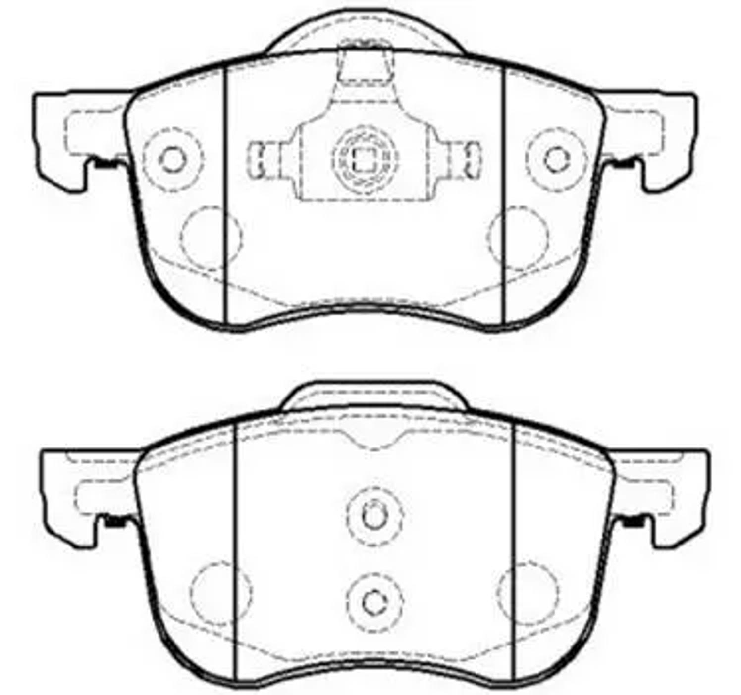 HSB hp8559 - Колодки тормозные дисковые передн VOLVO: C70 00.3-02.9, XC 70 02.9-, S60 00.11-, S80 98.6-, V70 00.11-