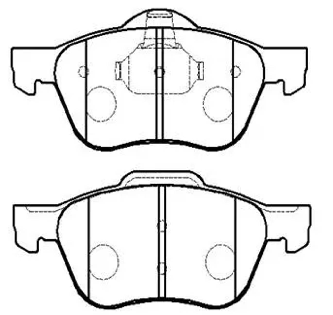 HSB hp9077 - Колодки тормозные дисковые NISSAN: PRIMERA(WP11)(EUR)