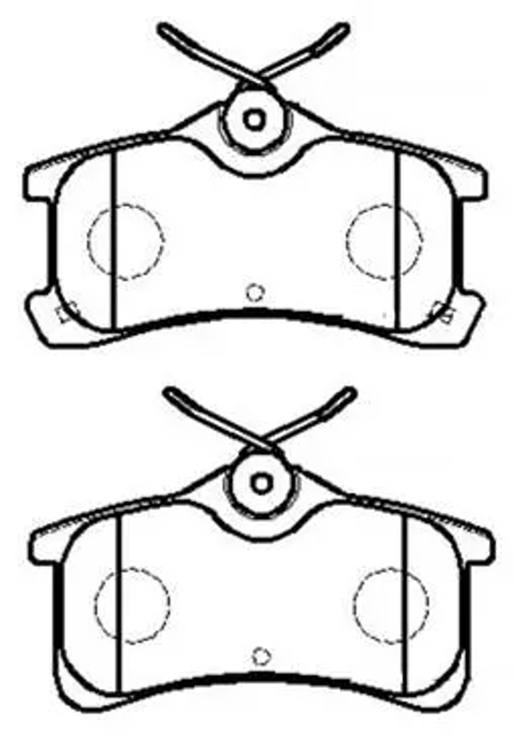 HSB hp9147 - Колодки тормозные дисковые TOYOTA: COROLLA (E11) (W, ABS)(EUR)