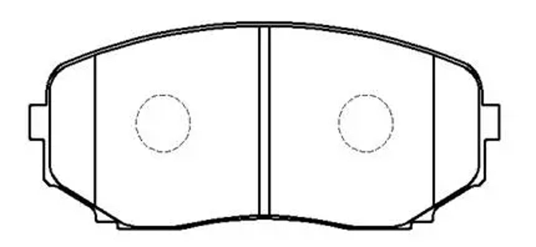 HSB hp9193 - Колодки тормозные дисковые передн MAZDA: MPV I 95 - 99, MPV II 99- \ FORD: Edge