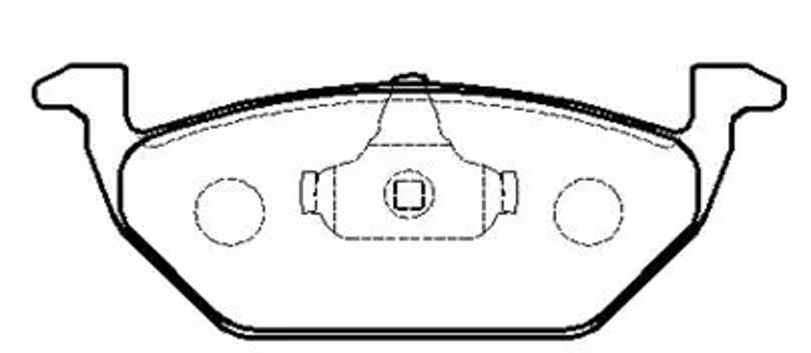 HSB hp9409 - Колодки тормозные дисковые передн, (узкий пружинный фиксатор на всех 4-х колодках) Audi: A1, A2, A3 II