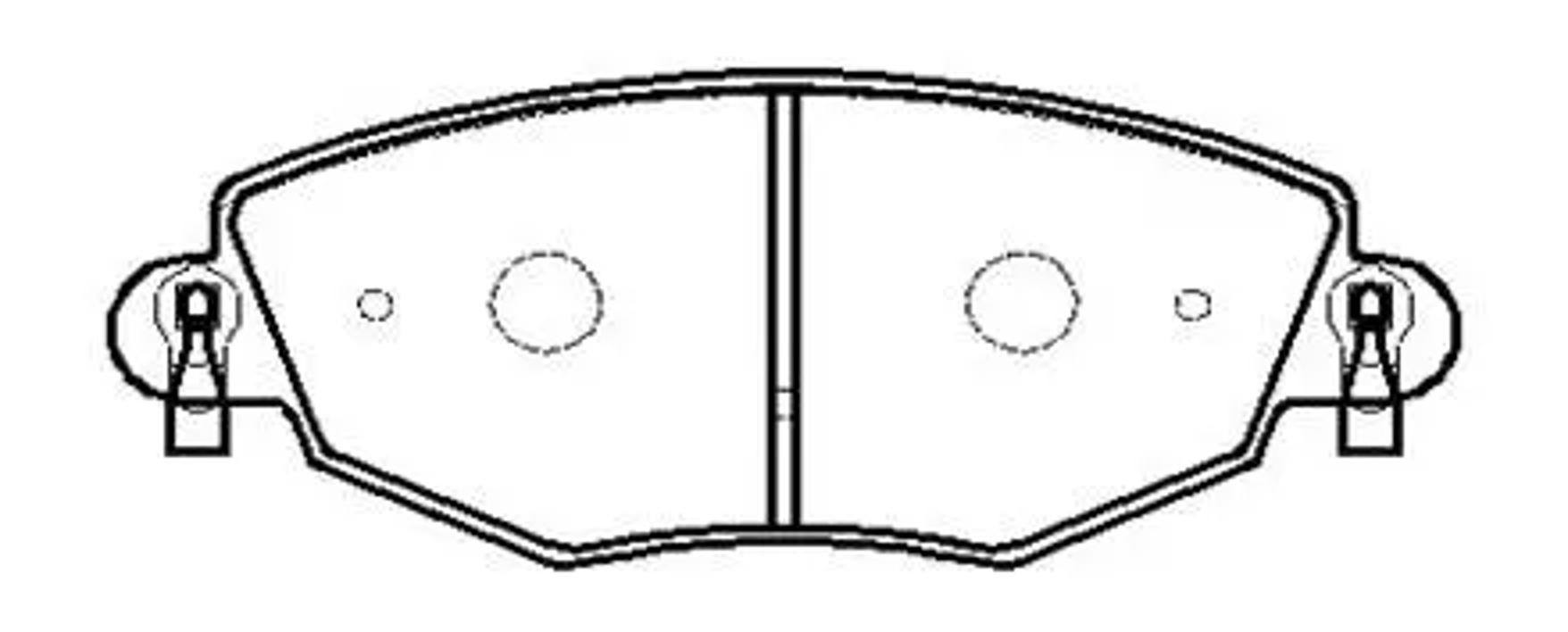HSB hp9435 - Колодки тормозные дисковые FORD: Metrostar
