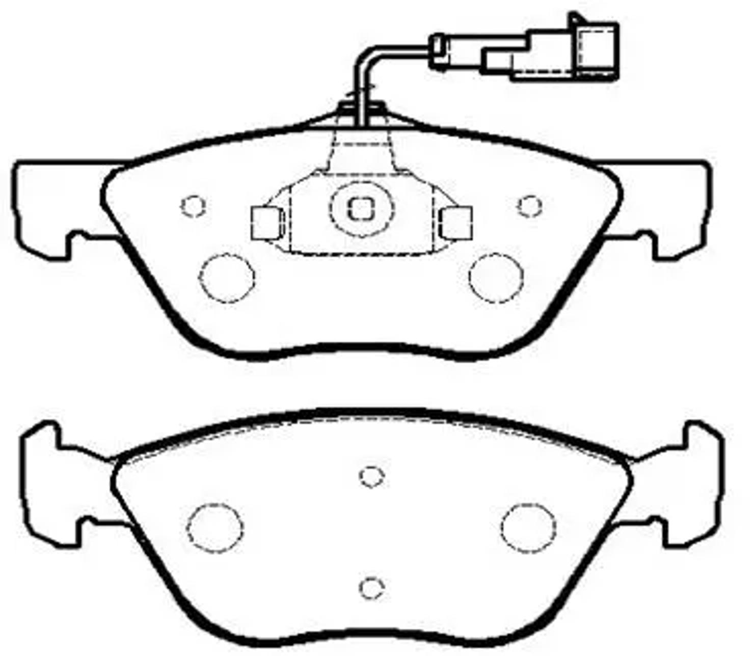 HSB hp9576 - Колодки тормозные дисковые, комплект