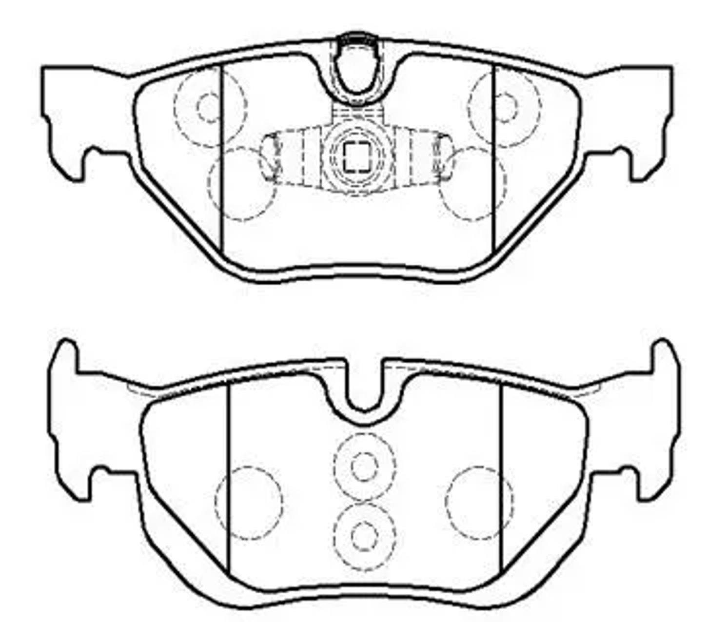 HSB hp9938 - Колодки тормозные дисковые BMW: 1 Series (E82), (E87), (E88) 04.9- \ 3 Series (E90), (E91), (E92), (E93) 05.1-