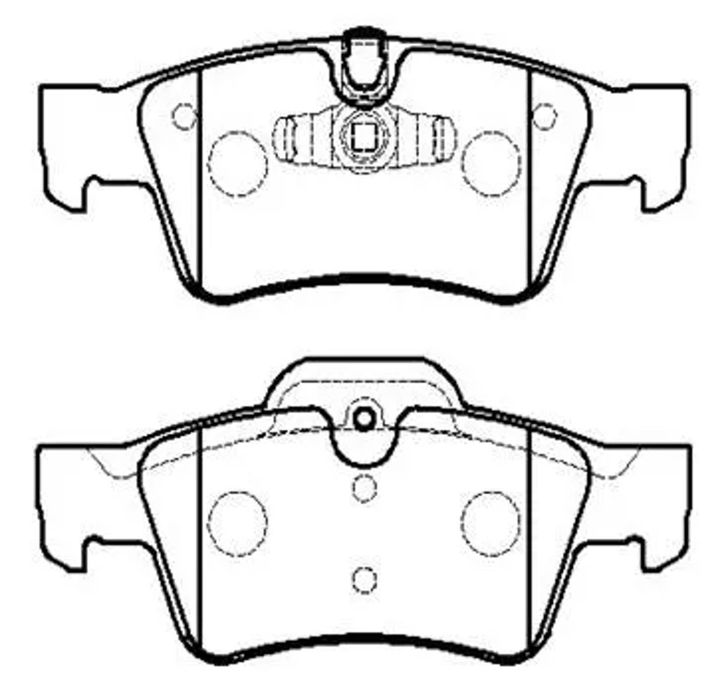 HSB hp9949 - Колодки тормозные дисковые BEZN CLS(C219) 04.10, GL-Class(X164) 06.9-, M-Class(W164) 05.7-, R-Class(W251) 06.1-,
