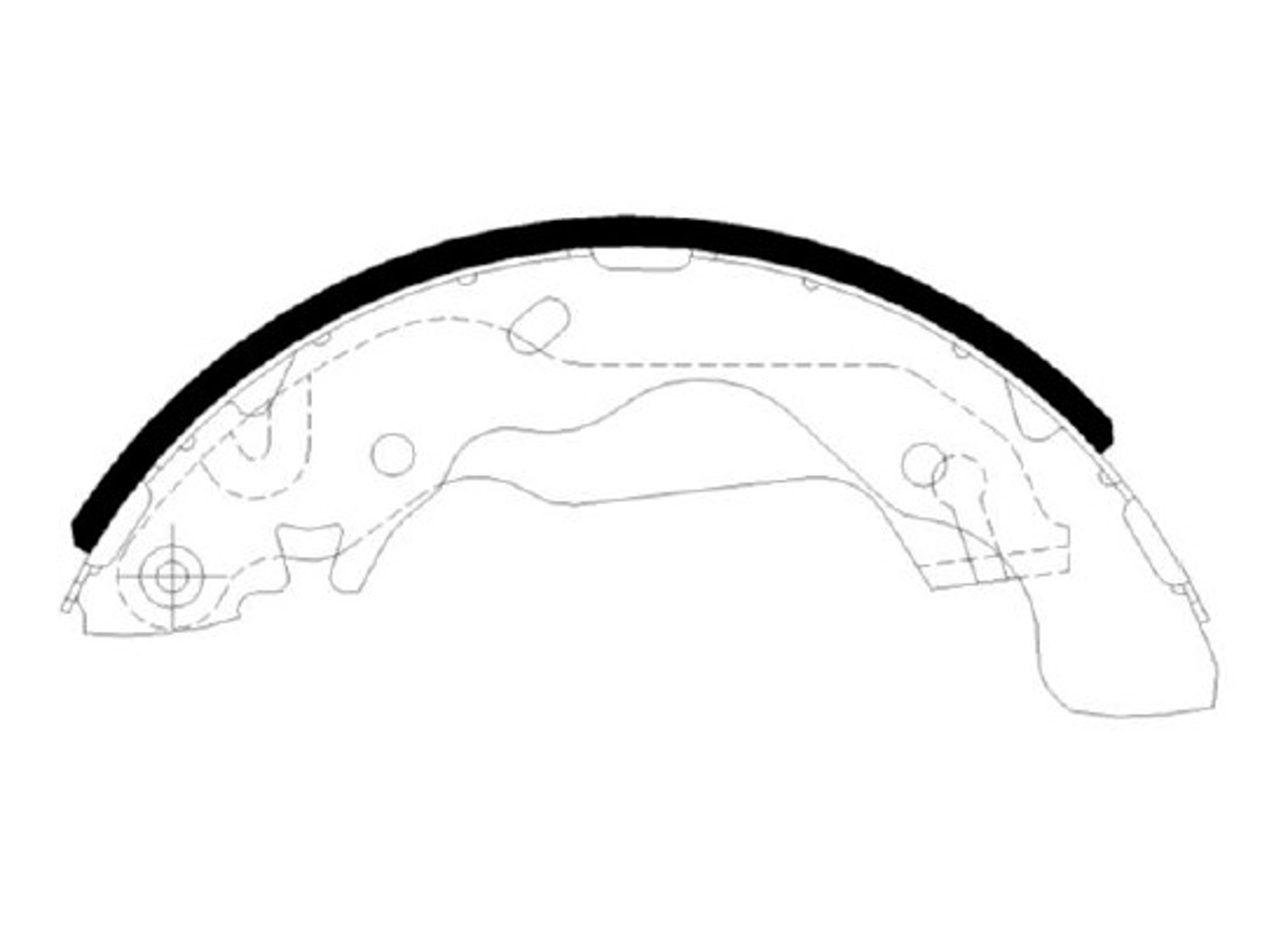 HSB hs0002 - Колодки тормозные барабанные HYUNDAI: ACCENT 02-05