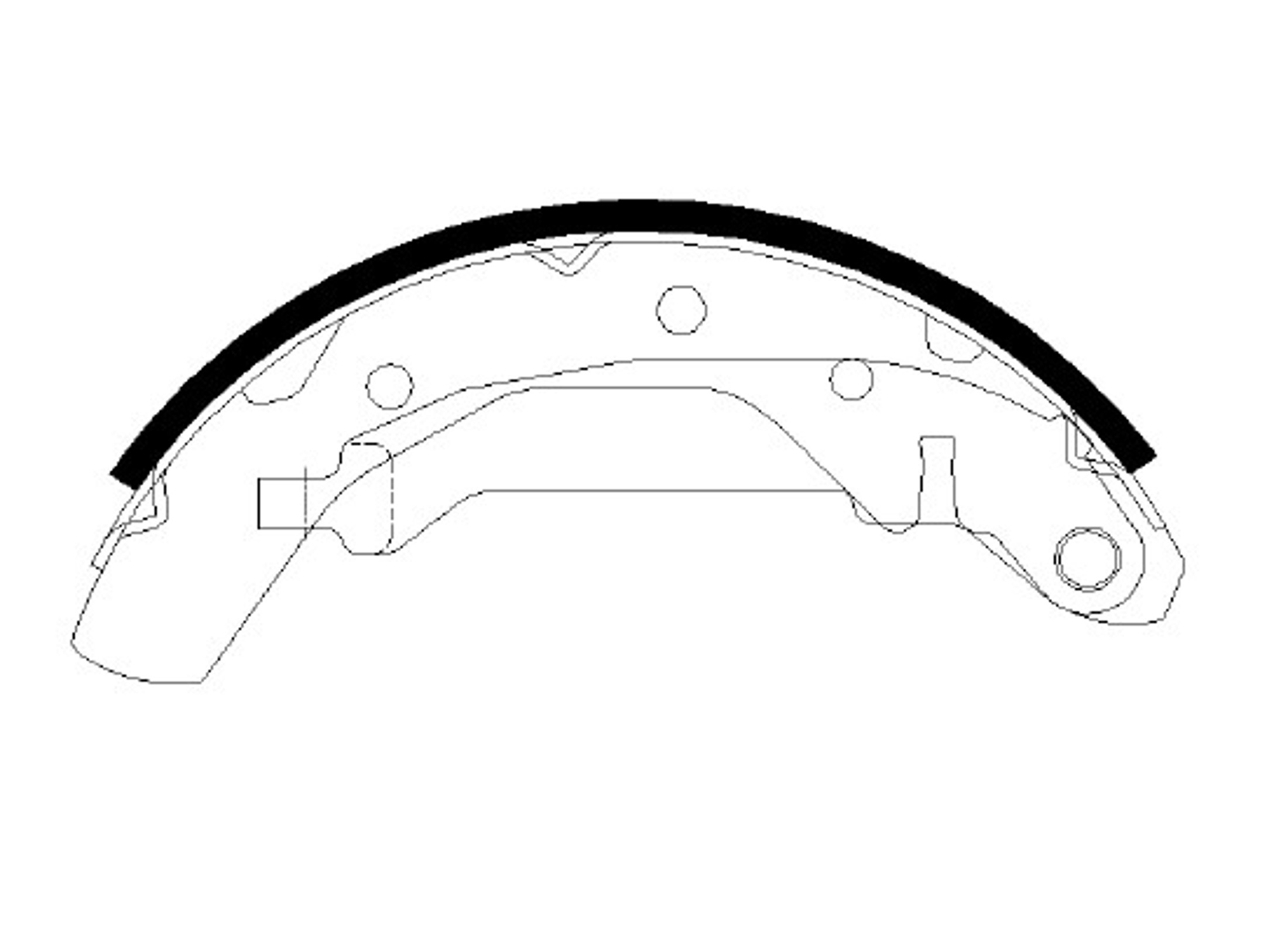HSB hs2002 - Колодки тормозные барабанные DAEWOO: MATIZ 98- \ CHEVROLET: MATIZ 05-