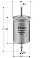 TECNECO in59 - Фильтр топливный MITSUBISHI: CARISMA (DA) 180 97-06, CARISMA седан (DA) 180 97-06 \ VOLVO: S40 I (644) 180 95-99 200 95-03 200 95-99 160 95-99 190 97-00 200 97-03 180