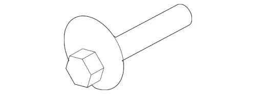 MAZDA l2062866z - БОЛТ СХОД-РАЗВАЛЬНЫЙ