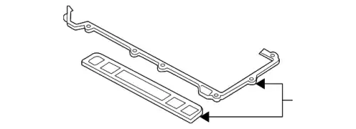 MAZDA l3k910230 - к-т прокладок клапанной крышки