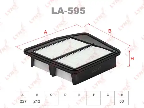 LYNXAUTO la595 - Фильтр воздушный