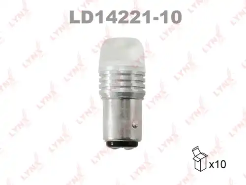 LYNXAUTO ld1422110 - лампа! LED P21/5W S25 12V BAY15d 12000K\