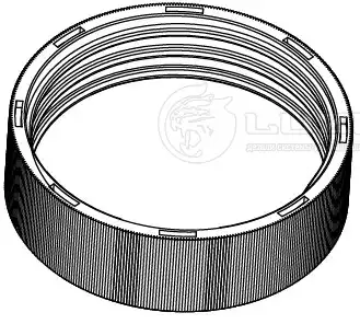LUZAR ll1415 - крышка расширительного бачка