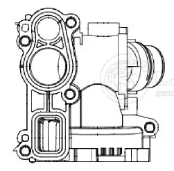 LUZAR lt1827 - корпус термостата