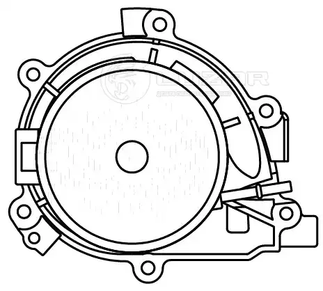 LUZAR lwp1507 - Насос водяной для а/м Mercedes-Benz GLE