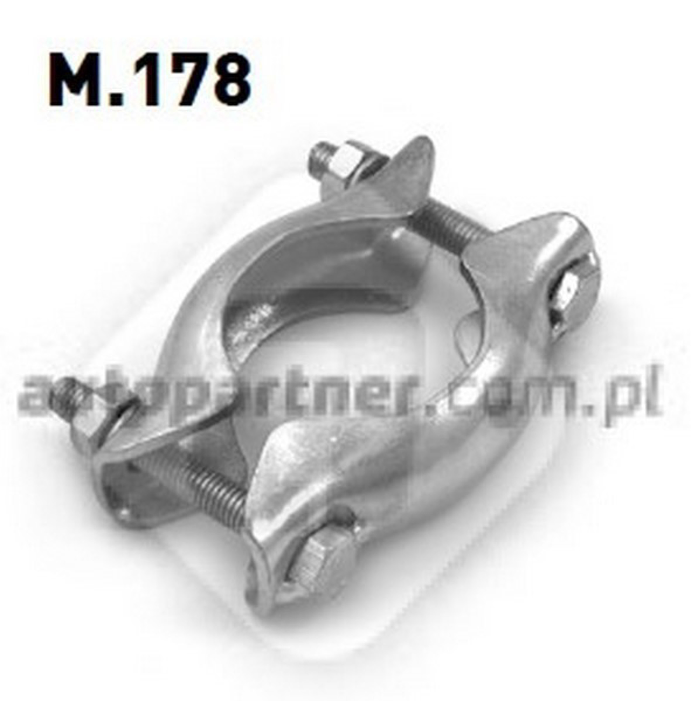 AUTOPARTNER m178 - M.178 AUTOPARTNER, ХОМУТ ГЛУШИТЕЛЯ ПОЛЬША