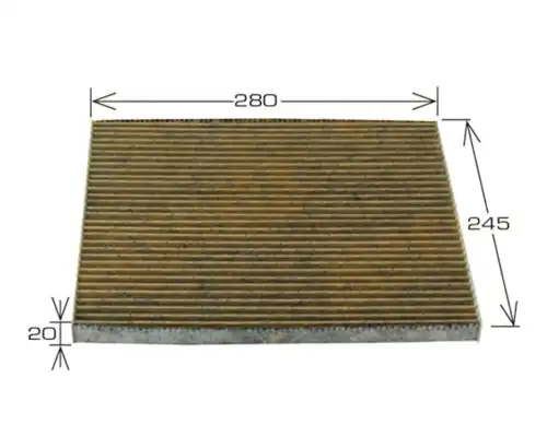 MASUMA mcc2005cl - фильтр салона! угольный\ Infiniti JX35/QX60 Hybrid, Nissan Murano 12>