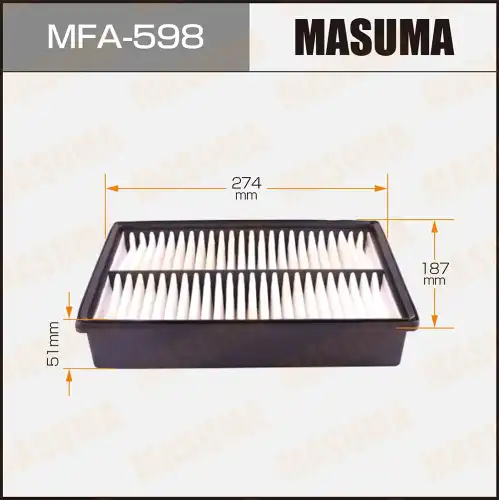 MASUMA mfa598 - фильтр воздушный 