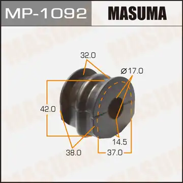 MASUMA mp1092 - втулка стабилизатора заднего