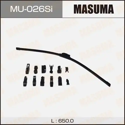 MASUMA mu026si - щетка плоская! силикон 650mm крюк\ универсальная