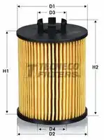 TECNECO ol0203e - Фильтр масляный