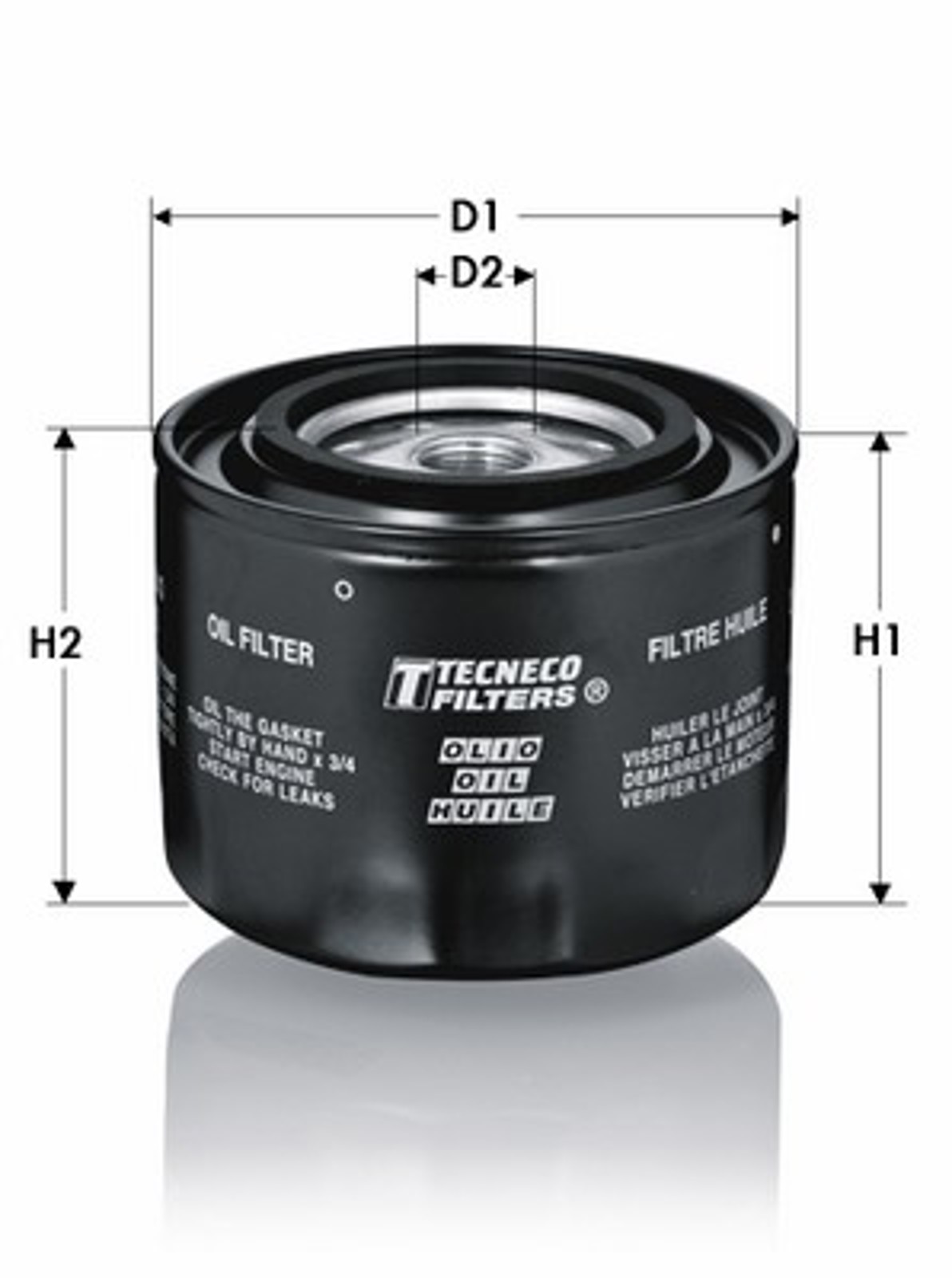 TECNECO ol138 - Фильтр масляный ALFA ROMEO: AR 6 Фургон (280) 240 85-86, AR 8 c бортовой платформой/ходовая часть (280) 240 78-86, AR 8 Фургон (280) 240 78-86 \ FIAT: 131 (131) 250