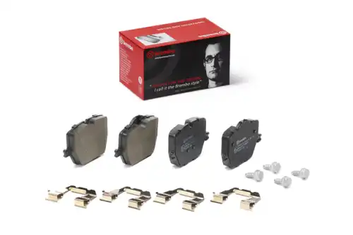 BREMBO p06116 - Колодки тормозные дисковые (зад) BMW 3 (G28, G20) 06/19-> / BMW 2 Coupe (G42, G87) 08/21-> / BMW 3