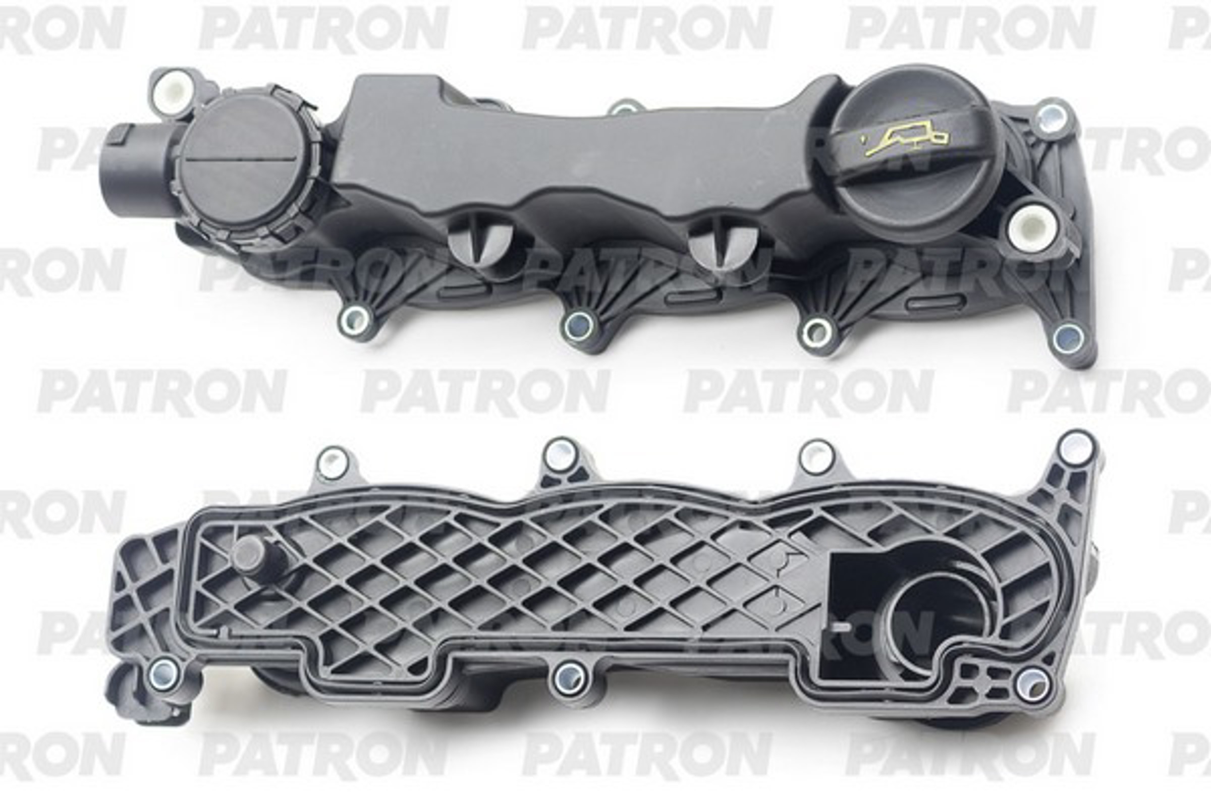 PATRON p170024 - Крышка клапанная (Mot. 1.6HDI DV6TED4) PEUGEOT: 207 06-13, 307 01-08, 308 07-15, 407 04-10, Partner Tepee (B9) 08-18 \ CITROEN: Berlingo 02-, C2 03-08, C3 02-09, C4/Pi