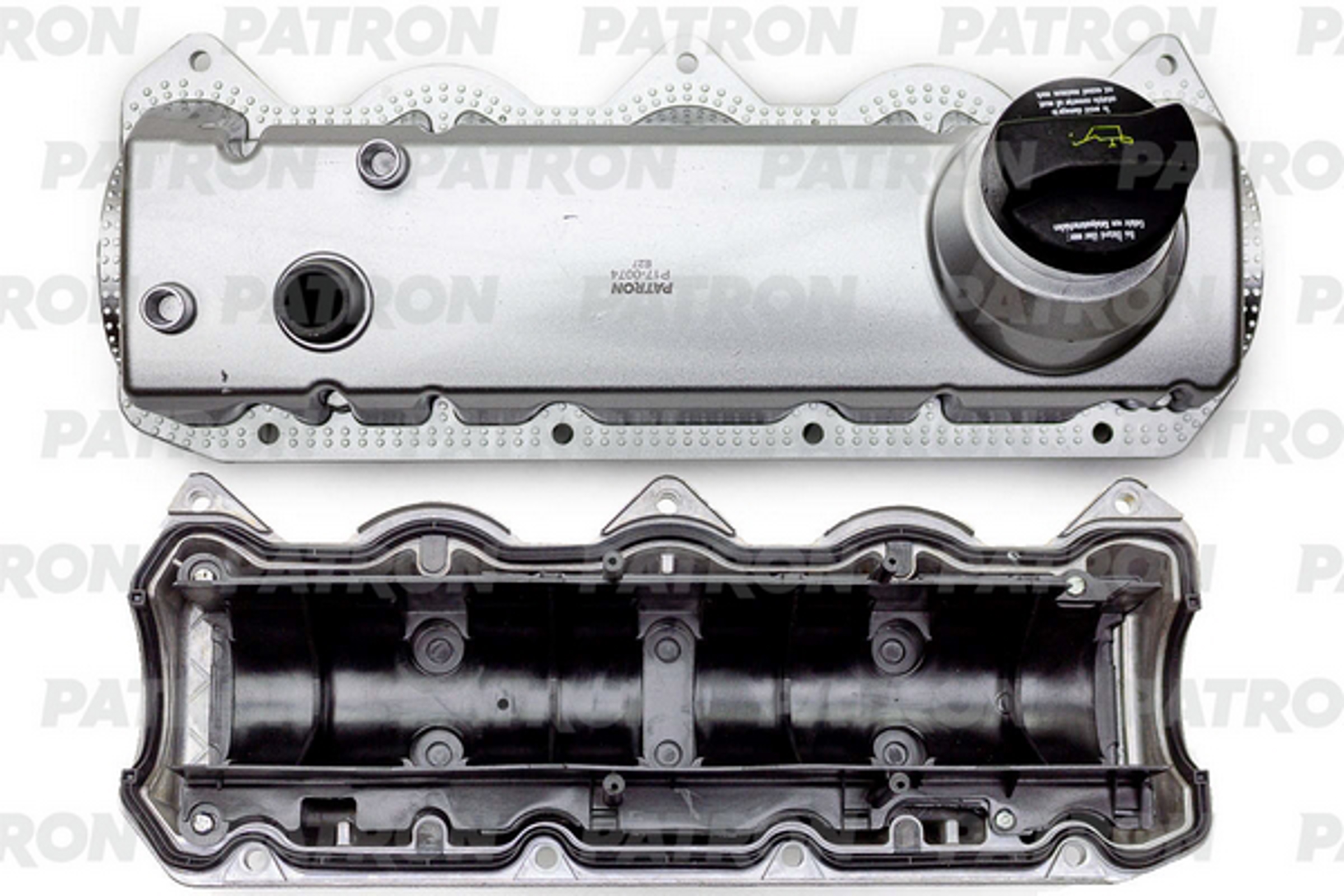PATRON p170074 - Крышка клапанная (1.9D) AUDI A3 1996-2003 \ SEAT: Cordoba 1999-2008, Ibiza 1999-2002, Leon 1999-2006, Toledo 1999-2006 \ SKODA: Fabia 1999-2007, Octavia 1997-2011 \ V