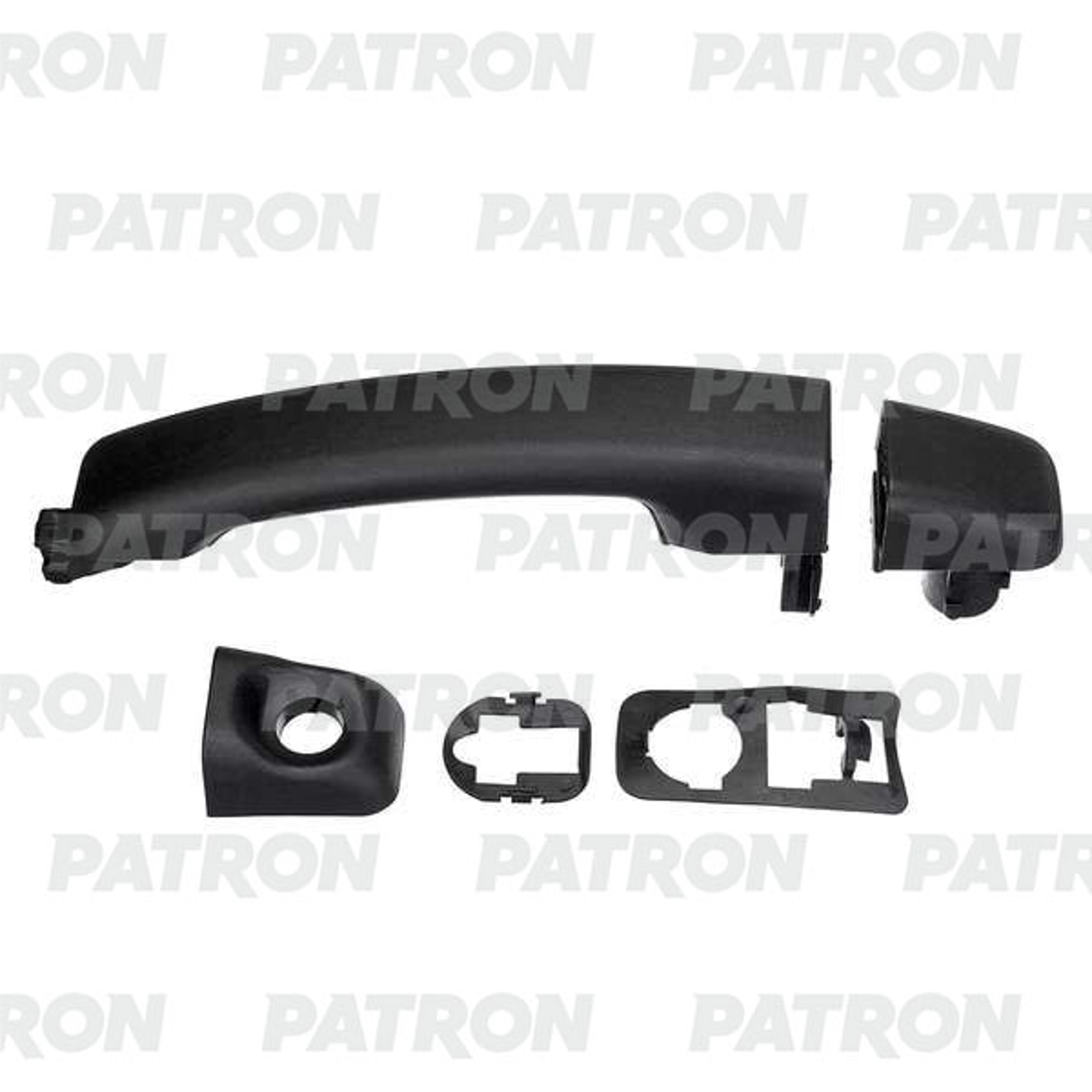 PATRON p201428 - Ручка двери наружн передн=задн (лев=прав) RENAULT: Master 10-, OPEL: MOVANO 10- (черн)