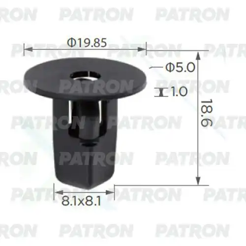 PATRON p370015a - Фиксатор пластиковый