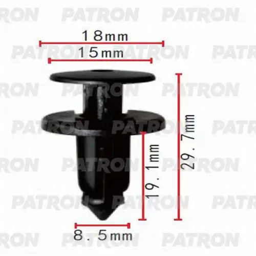 PATRON p370047 - Клипса крепежная